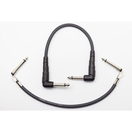 Derékszögű audiokábel - DC6.35 right angle Plug/Plug  