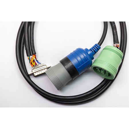 NEXIQ Cable - DB15 PIN 公 / Deutsch J1939 9PIN+6PIN